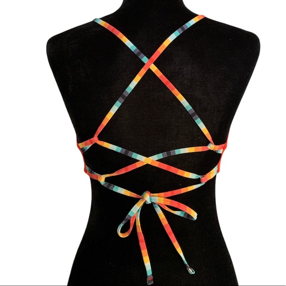 Fun Multi-Coloured Bikini Top - Picture 3 of 5